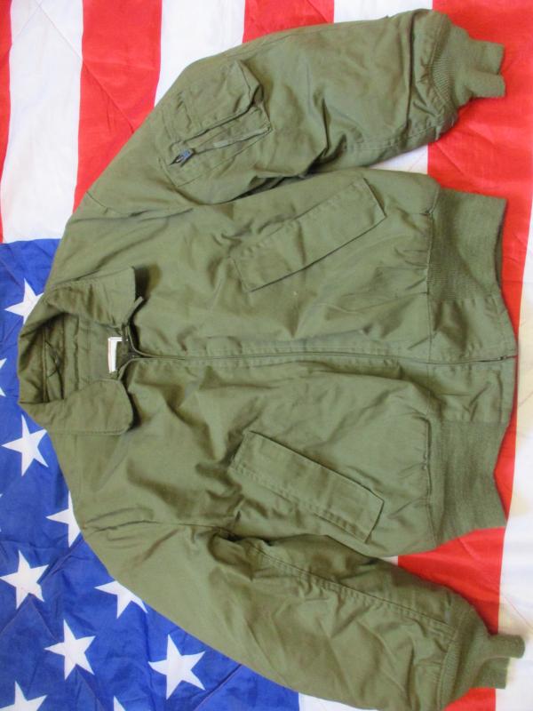 GENUINE issue USA US Army ISSUE fr TANKERS pilot bomber MA1 COAT JACKET m medium