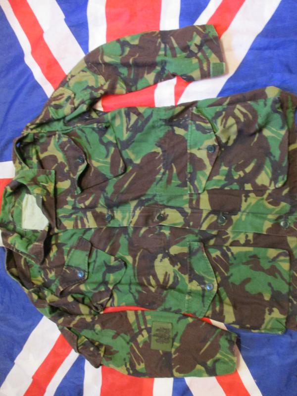 GENUINE BRITISH ARMY ISSUE dpm camo 1984 84 COMBAT JACKET rare RSM rank 180/104