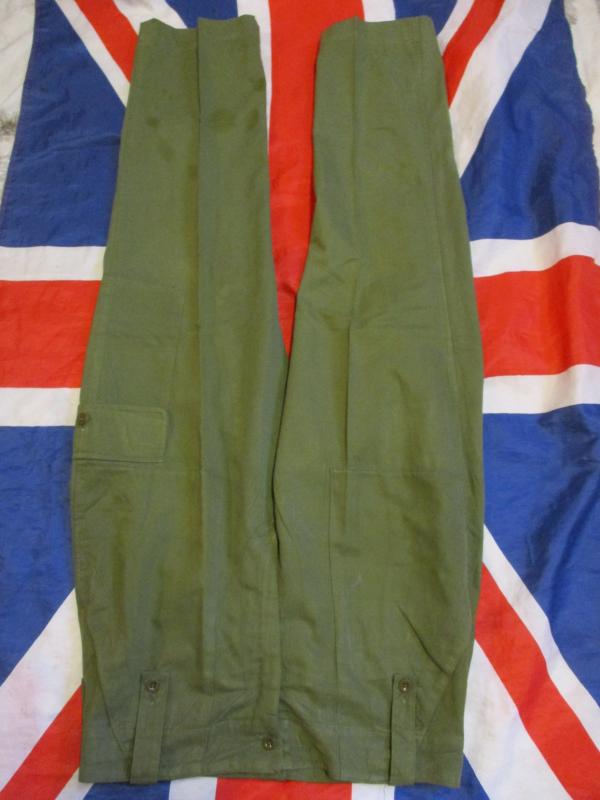 BRITISH ARMY FALKLANDS WAR ISSUE OG lightweight trousers lightweights SIZE 7