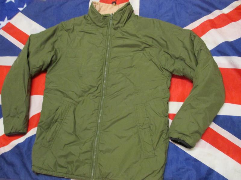 BRITISH ARMY ISSUE ARCTIC THERMAL desert - od revesable SOFTY JACKET COAT m