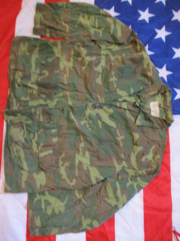 ORIGINAL chief USA US ARMY VIETNAM WAR none ripstop ERDL GREEN camo JACKET XL to XXL