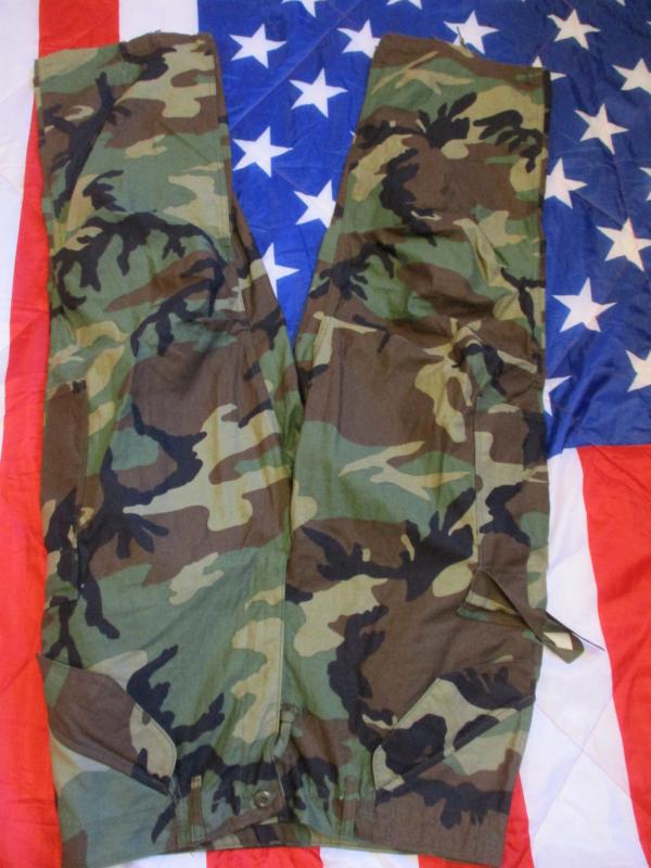 GENUINE 1985 issue USA us army / usmc AMERICAN woodland CAMO M65 cold weather / arctic combat TROUSERS new