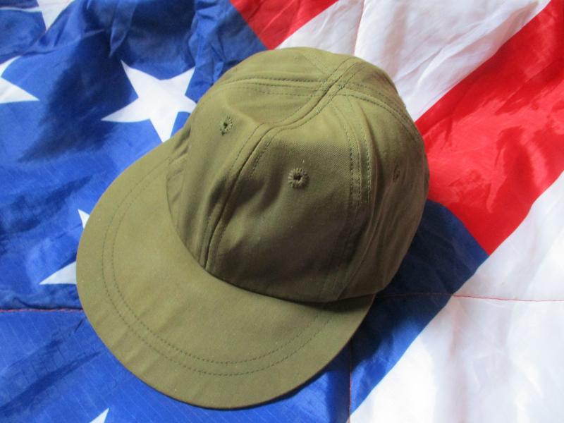 genuine US ARMY ISSUE VIETNAM WAR baseball base ball type CAP HAT OG GREEN platoon