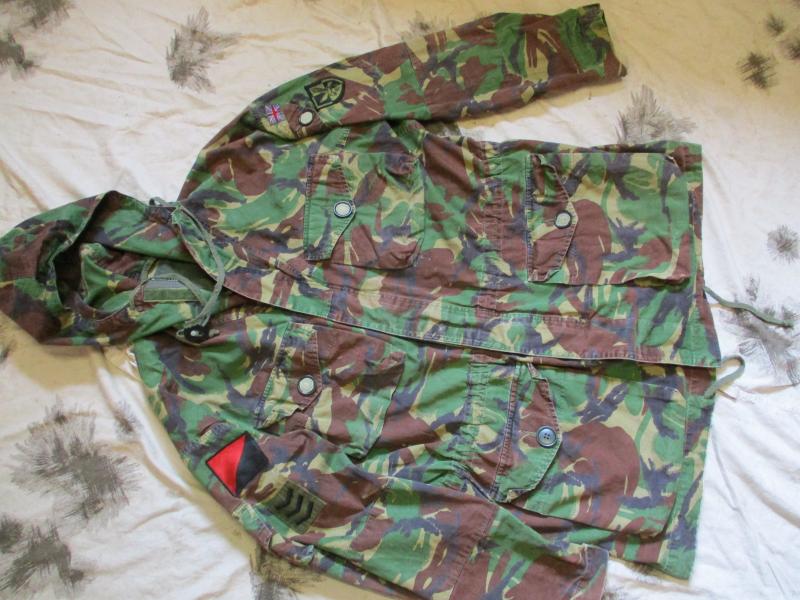 ORIGINAL GENUINE SAS ISSUE dpm OLD SKOOL GABARDINE windproof SMOCK 180/112 XL 16 air assault brigade used