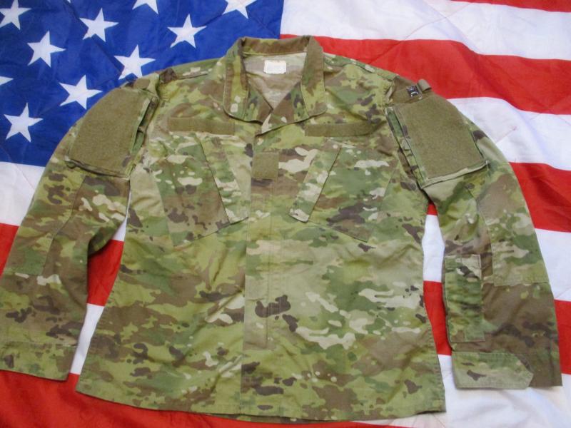 Genuine US ARMY ISSUE USA ACU scorpion multicam OCP COMBAT SHIRT coat JACKET M medium short