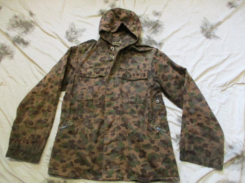 original 1960's - 70'S AUSTRIAN GERMAN DOT CAMO TARN COMBAT JACKET coat SMOCK