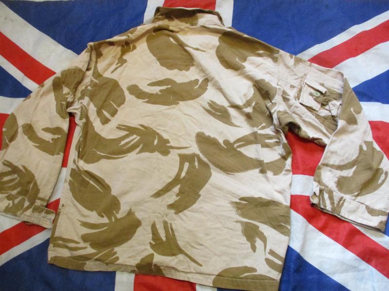 RARE GULF WAR 1 ISSUE sparse DESERT DPM DDPM COMBAT shirt jacket 170/112 XL