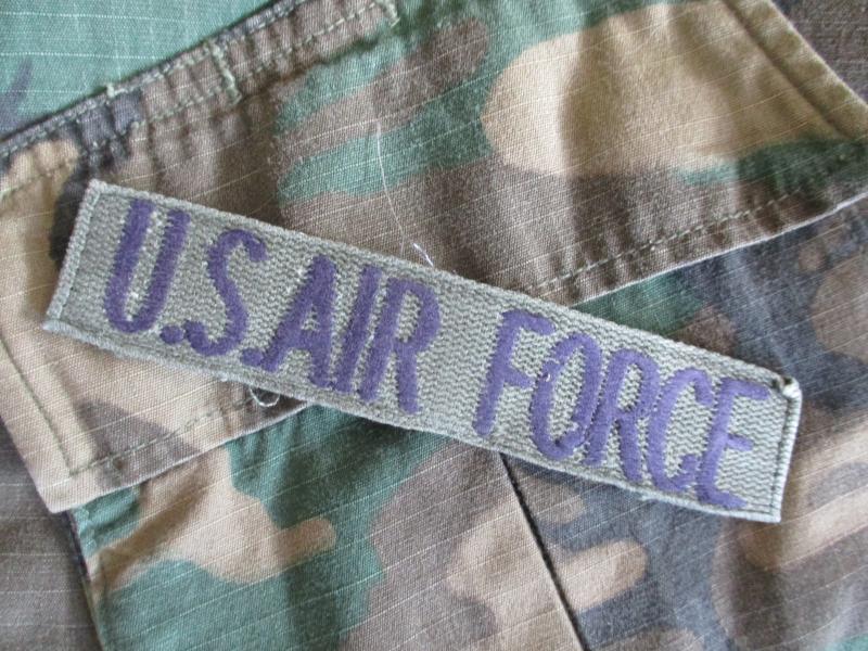 GENUINE VIETNAM WAR ERA US AIR FORCE USAF brand TAPE BADGE PATCH INSIGNIA used