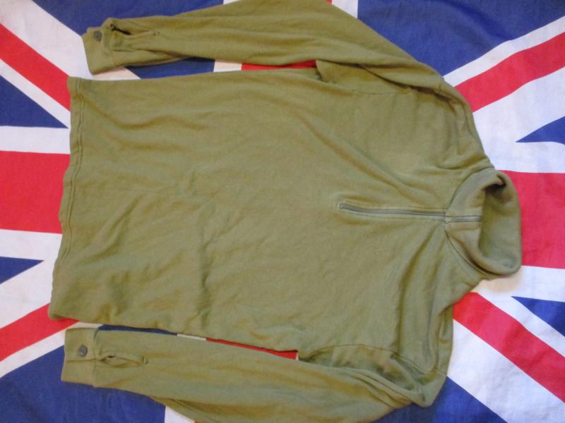 genuine COMMANDO BRITISH ARMY ISSUE COLD WEATHER ecw NORWEGIAN NORGIE shirt MEDIUM