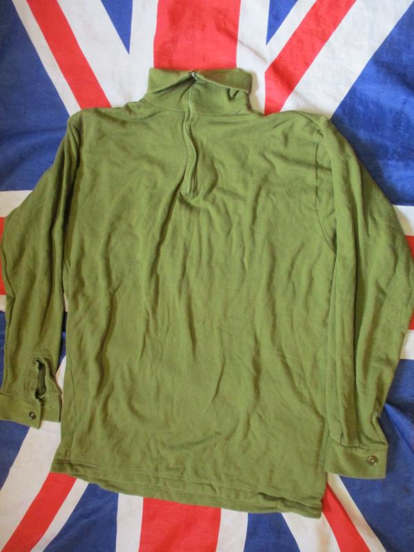 genuine COMMANDO BRITISH ARMY ISSUE COLD WEATHER ecw NORWEGIAN NORGIE shirt LARGE