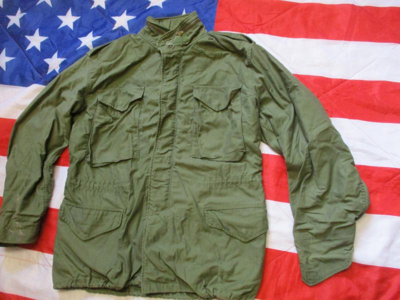 1982 USA US ARMY USAF air force ISSUE VIETNAM WAR M65 COAT COMBAT jacket M - L