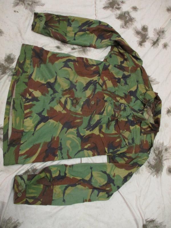 GENUINE ISSUE 68 patt JUNGLE dpm TROPICAL COMBAT SHIRT Falklands SIZE 5 modified