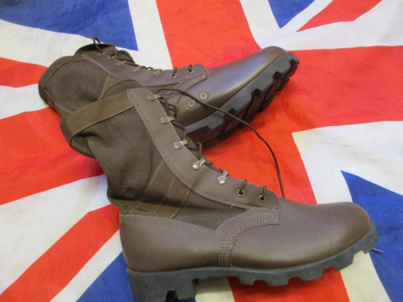 GENUINE wp BRITISH ARMY UKSF sas ISSUE JUNGLE COMBAT BOOTS mtp brown UK 11 m NEW