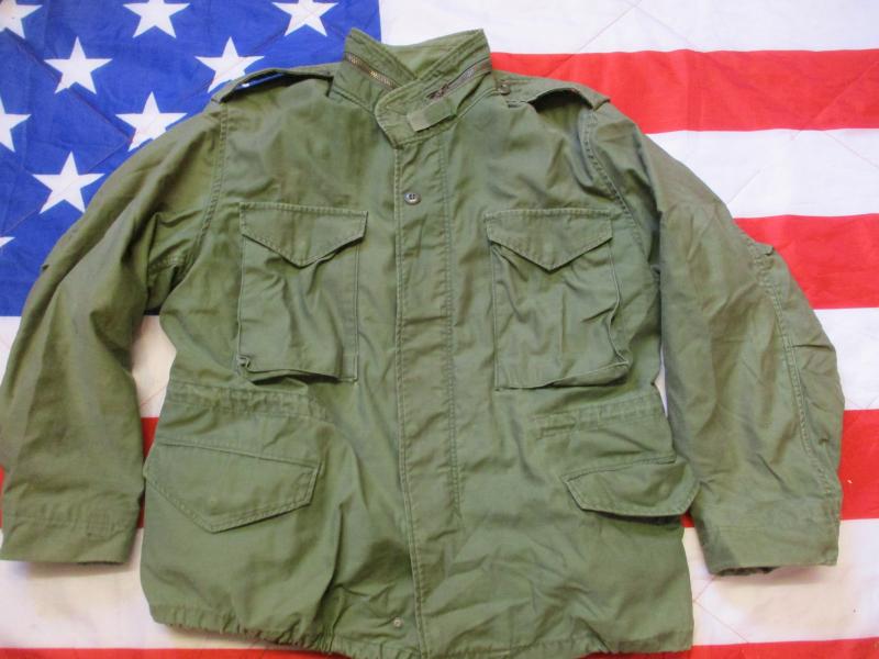 GENUINE 1981 USA US ARMY ISSUE VIETNAM WAR OG 107 M65 COAT COMBAT jacket M - L