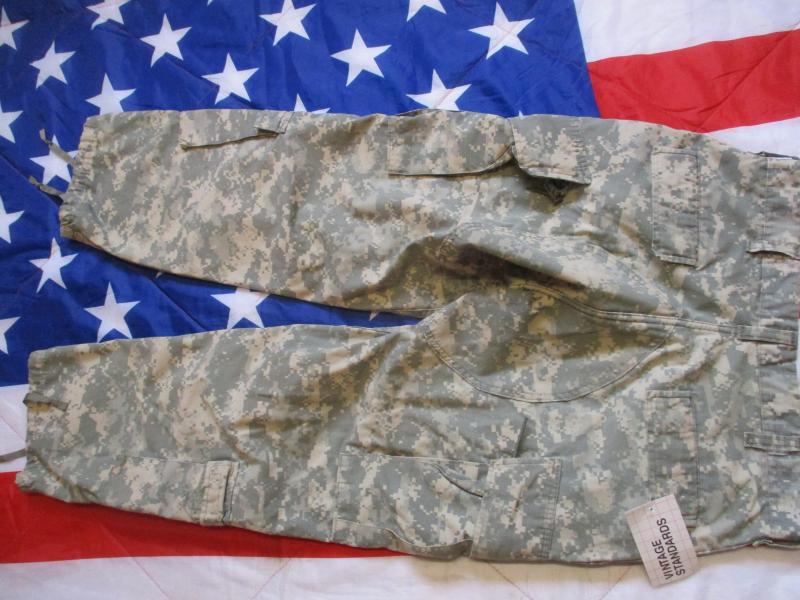 GENUINE USArmy / ussf ISSUE USA ACU combat uniform TROUSERS PANTS M medium short