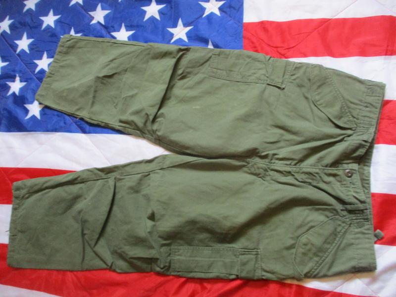 GENUINE 1978 US Army issue M65 M 65 COMBAT TROUSERS VIETNAM WAR OG 107 LARGE