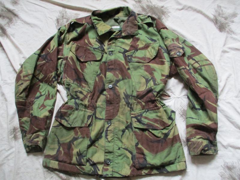 BRITISH ARMY ISSUE 68 1968 dpm camo COMBAT JACKET FALKLANDS WAR size 2 MODIFIED