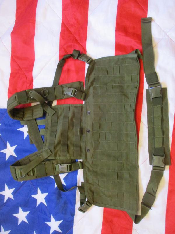 BLACKHAWK molle strike COMMANDO CHEST HARNESS RIG PLATE CARRIER SF OG GREEN