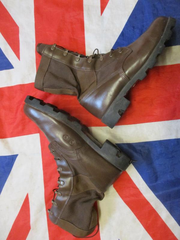 GENUINE wp BRITISH ARMY / UKSF sas ISSUE JUNGLE COMBAT BOOTS mtp brown UK 10 m