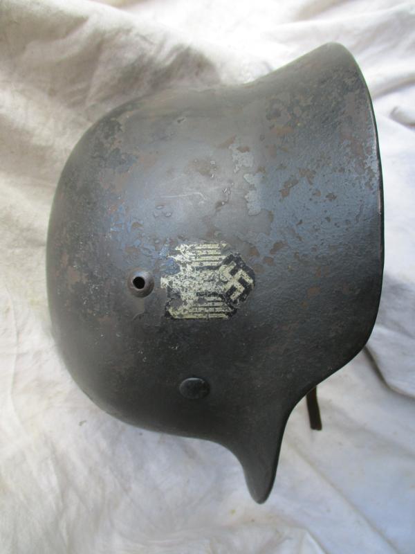 Original WW2 GERMAN ARMY WH HEER M35 SD HELMET ET60