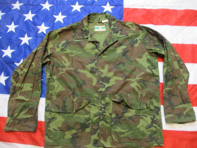 ORIGINAL USA game winner hunters US ARMY VIETNAM WAR ERDL GREEN CAMO COAT JACKET