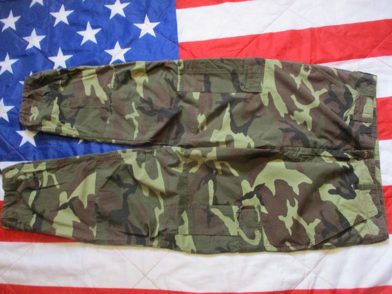 CARHARTT WIP USA US BDU M65 aviator CARGO COMBAT TROUSERS m81 woodland camo MEDIUM