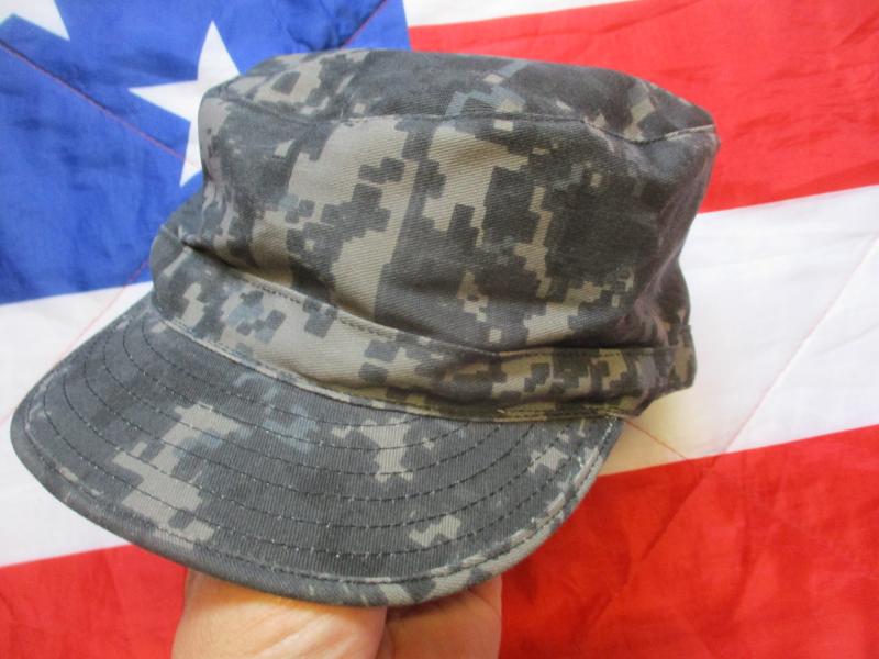 TRU SPEC USA BDU COMBAT PATROL CAP HAT ACU URBAN / NIGHT CAMO size 7 3/4 xl