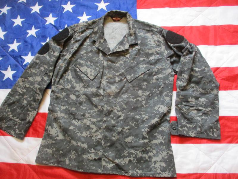 GENUINE tru spec USA us urban / night acu camo BDU combat SHIRT / JACKET LARGE