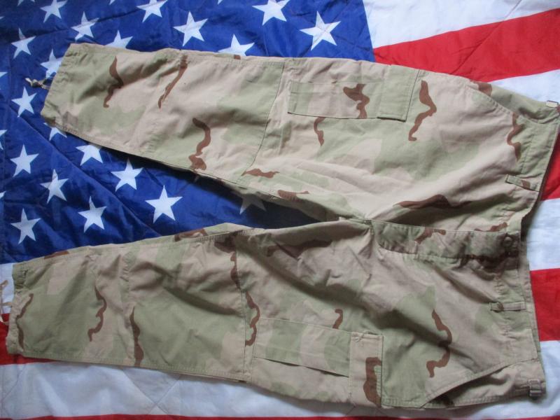 GENUINE issue USA us army / usmc / seal team devgru AMERICAN tri desert CAMO dcu BDU combat PANTS TROUSERS XL L