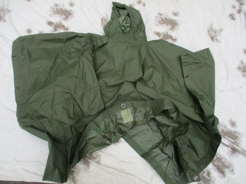 BRITISH ARMY issue 58 PATTERN PONCHO / BASHA SHELTER SHEET falklands war