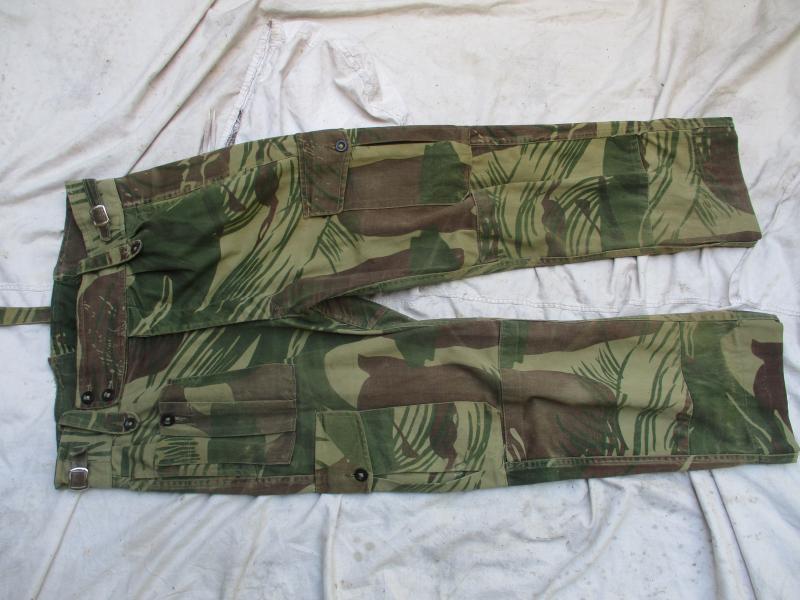 REAL GENUINE ISSUE RHODESIAN rbs brush stroke CAMO COMBAT TROUSERS greys scouts