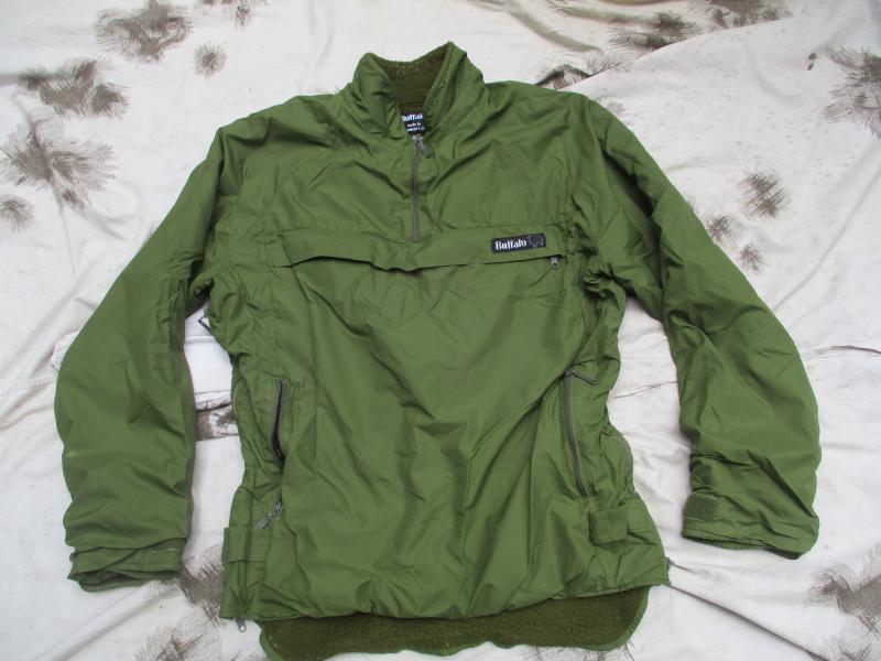 ORIGINAL BUFFALO classic MOUNTAIN SHIRT JACKET TOP pertex fleece OG GREEN 44 LARGE