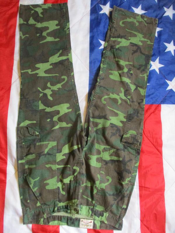 70'S CABELAS USA US ARMY VIETNAM WAR erdl GREEN camo UTILTY COMBAT TROUERS 36