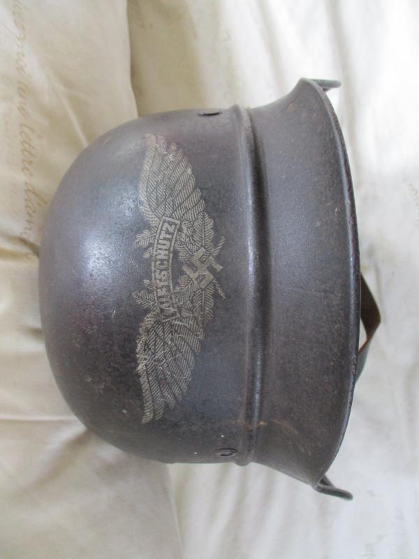 original genuine WW2 GERMAN LUFTSCHUTZ HELMET