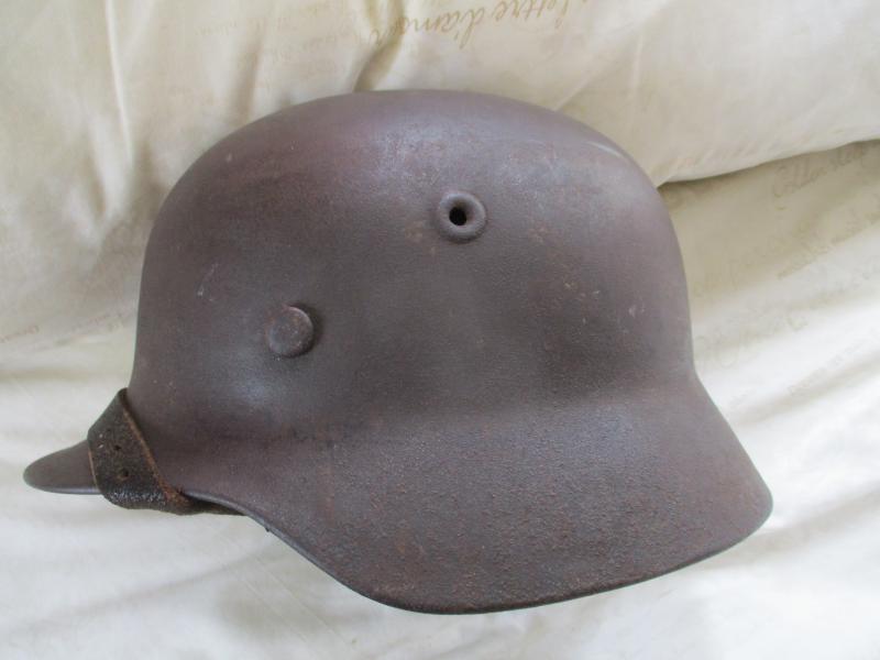 WW2 GERMAN M40 ARMY / WAFFEN SS / LUFTWAFFE none decal COMBAT HELMET