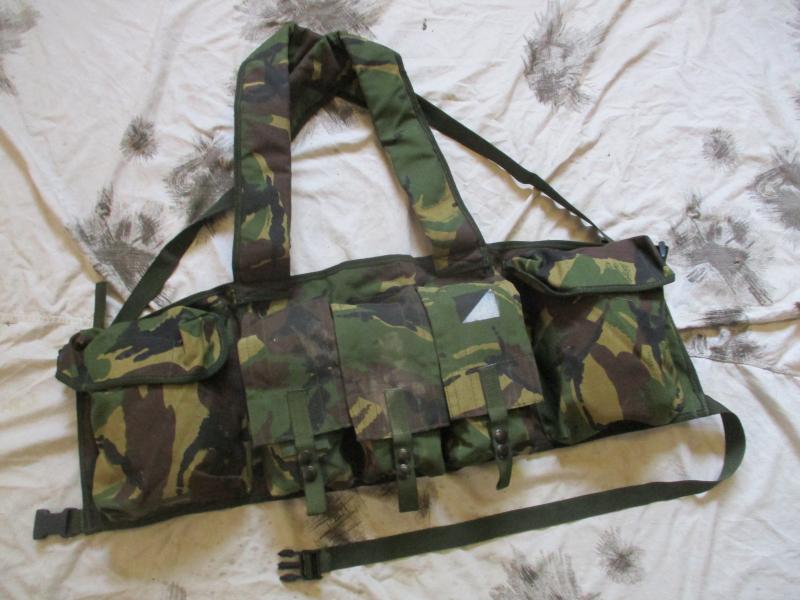 RARE 1990'S 1991 era SASS alide plce ALPHA CHEST RIG WEBBING  DPM CAMO