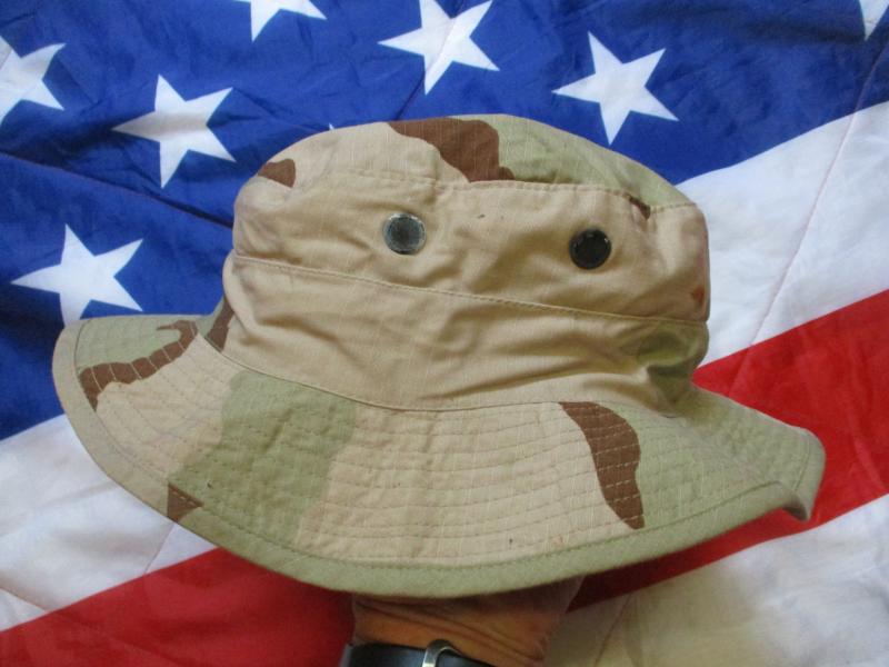 GENUINE tru spec USA US ARMY / USMC / US NAVY SEAL TEAM DEVGRU AMERICAN tri desert camo BOONIE HAT size 7 3/4 xl