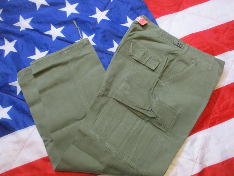 GENUINE 1967 US Army issue SLANT POCKET jungle COMBAT TROUSERS VIETNAM WAR OG107