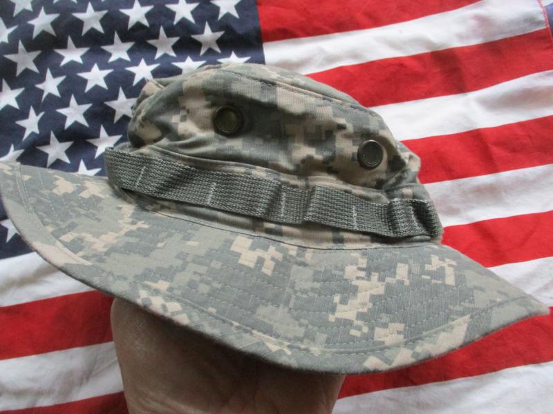 GENUINE USA AMERICAN ISSUE ACU camo BOONIE HAT size 7 medium SEKRI