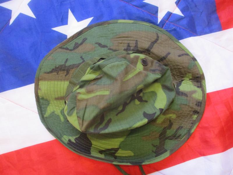 ORIGINAL US ARMY ISSUE erdl green VIETNAM WAR BOONIE JUNGLE HAT Medium SIZE 7