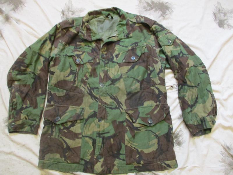 BRITISH ARMY ISSUE dpm camo 1968 68 COMBAT JACKET smock FALKLANDS WAR size 1 small . HAS A NZ ZIP