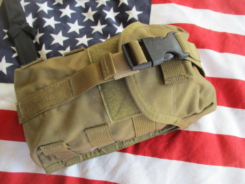 rare old skool PARACLETE molle canteen bottle utility POUCH coyote tan US NAVY SEAL TEAM DevGru