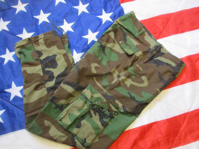 rare GENUINE USA MADE US ARMY M81 woodland CAMO UTILITY bdu combat PANTS TROUSERS m65 material 36£