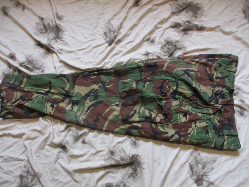 Falklands war era ARCTIC ISSUE COTTON GABERDINE sas windproof DPM CAMO TROUSERS