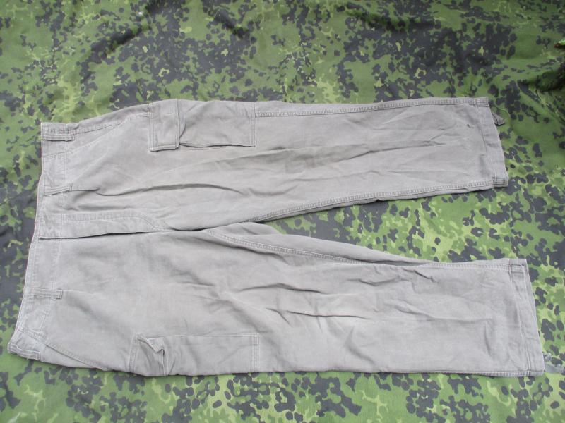 CLASSIC VINTAGE 1988 GERMAN ARMY ISSUE moleskin grey COMBAT TROUSERS PANTS 40