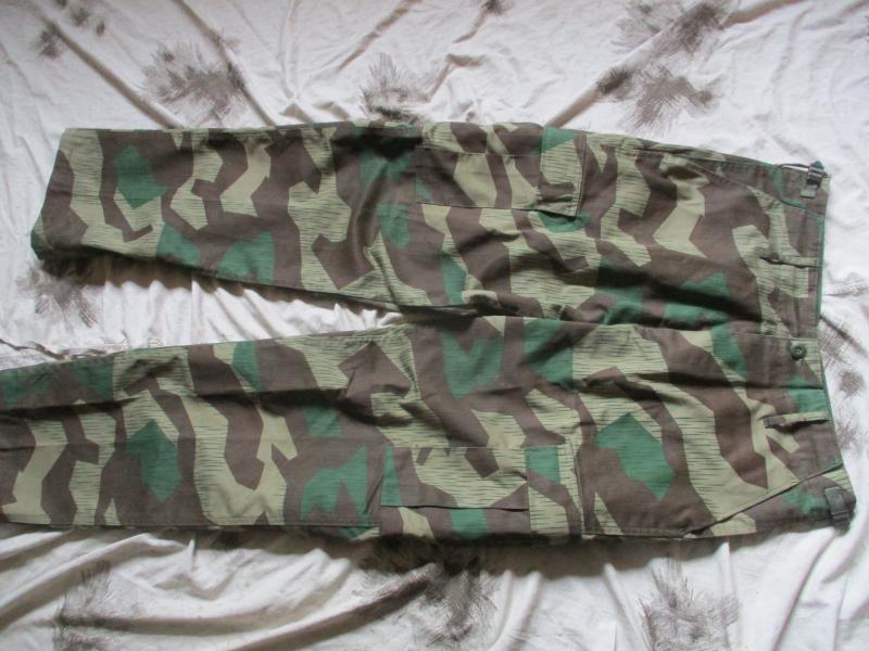 MIL TEC OF GERMANY WW2 GERMAN splinter tarn camo BDU cargo combat TROUSERS m65 M