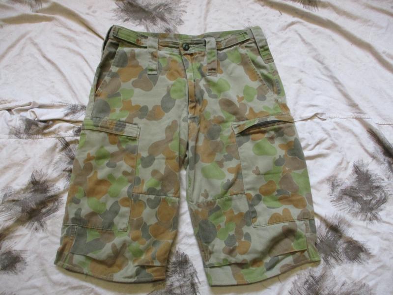 Australian ARMY issue AUSCAM airborne CUTT OFF combat SHORTS PANTS TROUSERS