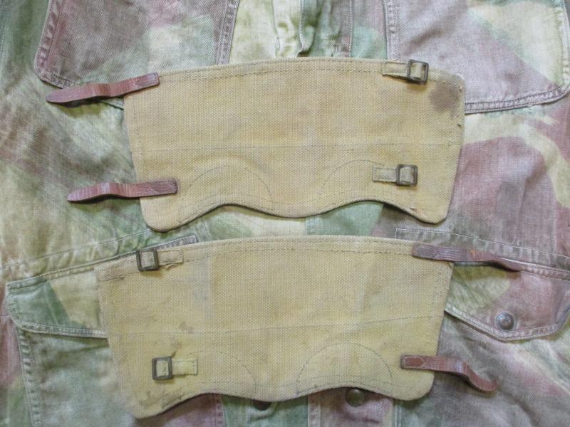 ORIGINAL WW2 BRITISH ARMY 37 PATTERN WEBBING CANVAS DMS BOOT GAITERS