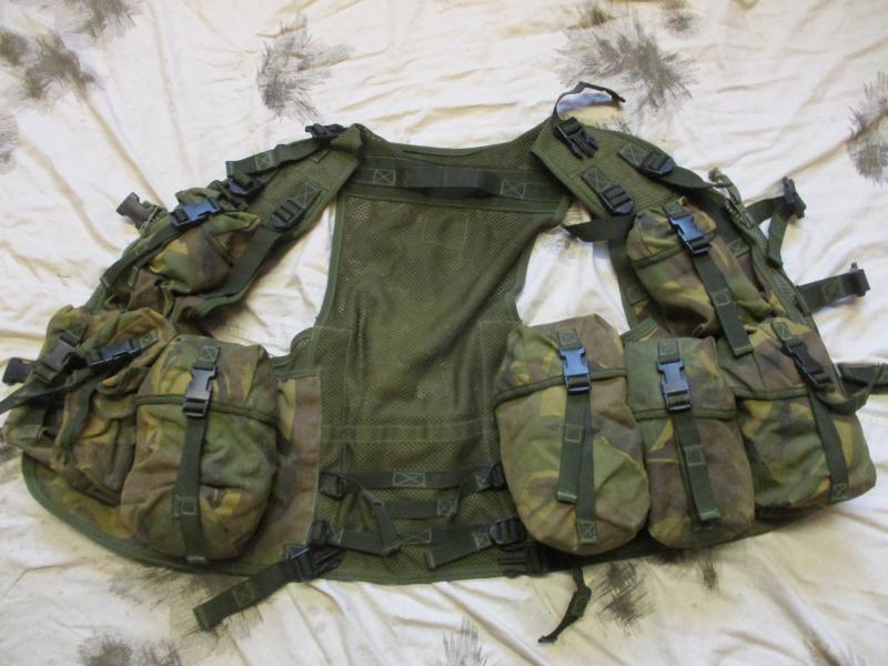 1990s issue DPM mk2 PLCE OPS CTR CHEST WEBBING GP WAISTCOAT LBV VEST LBE sas b1