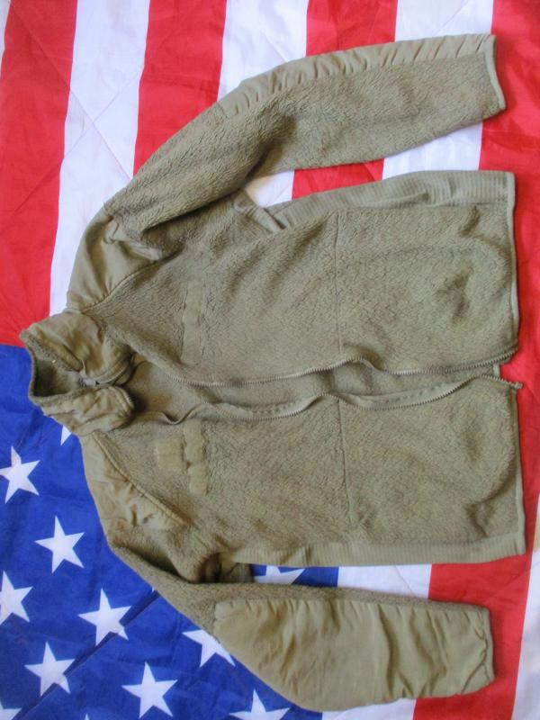 Genuine ISSUE usa US ARMY ACU OCP SCORPION CAMO MATCH real POLARTEC FUR FLEECE JACKET small